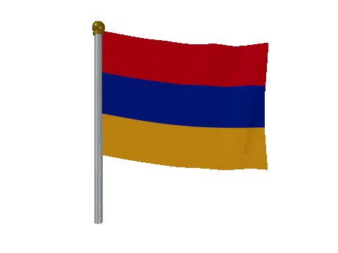 Armenia Breeze Pole animated flag GIF