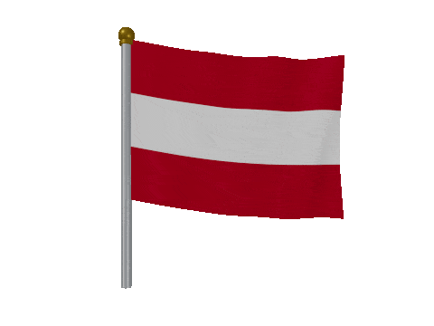 Austria Breeze Pole animated flag GIF