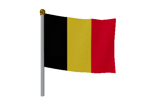 Belgium Breeze Pole animated flag GIF