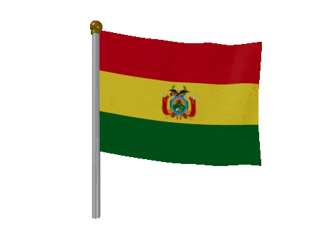 Bolivia Breeze Pole animated flag GIF