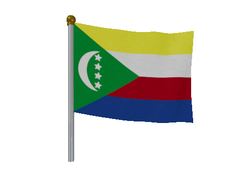 Comoros Breeze Pole animated flag GIF