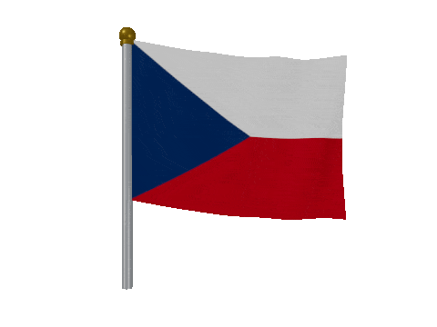 Czechia Breeze Pole animated flag GIF