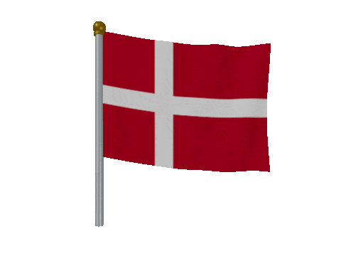 Denmark Breeze Pole animated flag GIF