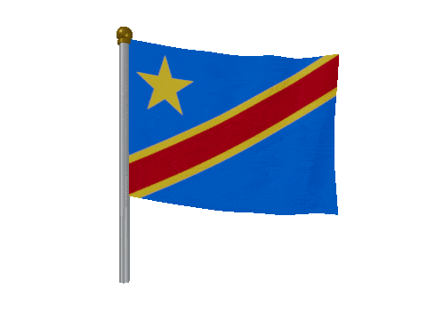 Dr Congo Breeze Pole animated flag GIF