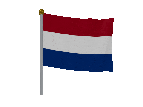 Netherlands Breeze Pole animated flag GIF