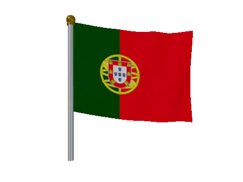 Portugal Breeze Pole animated flag GIF