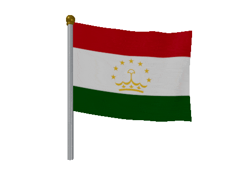 Tajikistan Breeze Pole animated flag GIF