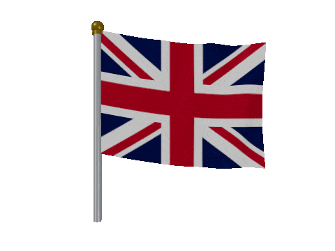 United Kingdom Breeze Pole animated flag GIF