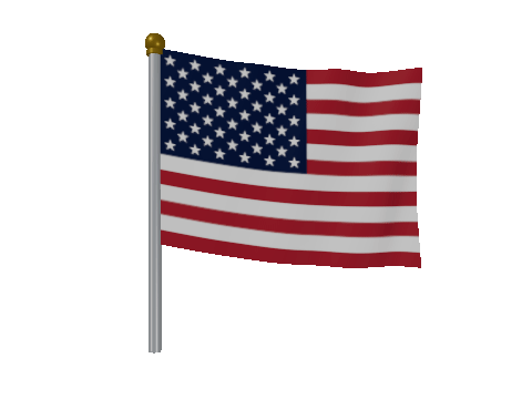 Breeze Pole US flag GIF