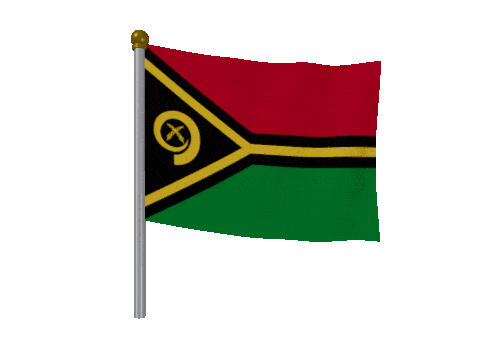 Vanuatu Breeze Pole animated flag GIF