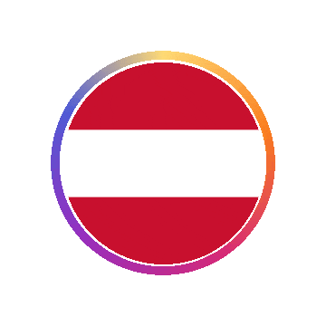 Austria Gradient Ring animated flag GIF