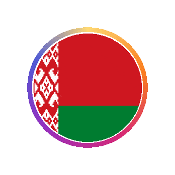 Belarus Gradient Ring animated flag GIF