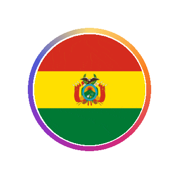 Bolivia Gradient Ring animated flag GIF