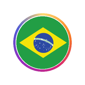 Brazil Gradient Ring animated flag GIF