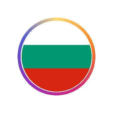 Bulgaria Gradient Ring animated flag GIF