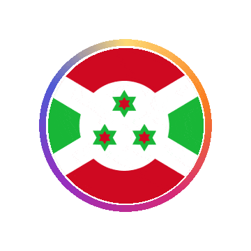 Burundi Gradient Ring animated flag GIF
