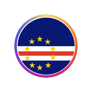 Cape Verde Gradient Ring animated flag GIF