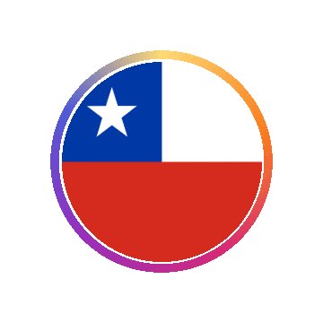 Chile Gradient Ring animated flag GIF