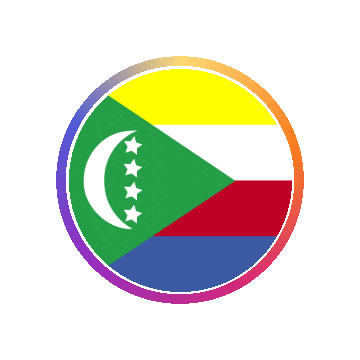 Comoros Gradient Ring animated flag GIF