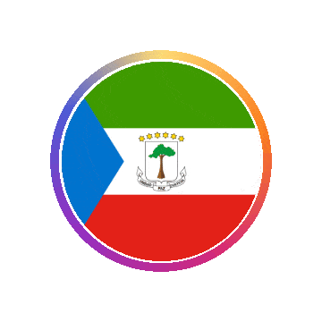 Equatorial Guinea Gradient Ring animated flag GIF