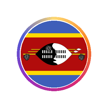 Eswatini Gradient Ring animated flag GIF