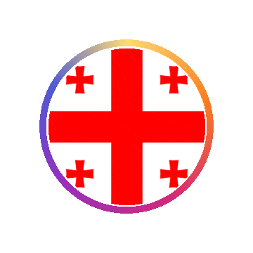 Georgia Gradient Ring animated flag GIF