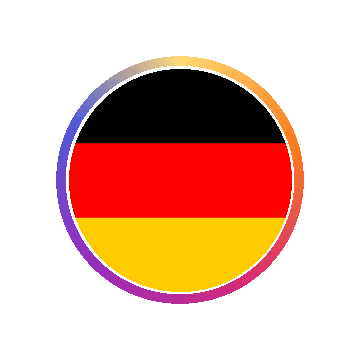 Germany Gradient Ring animated flag GIF