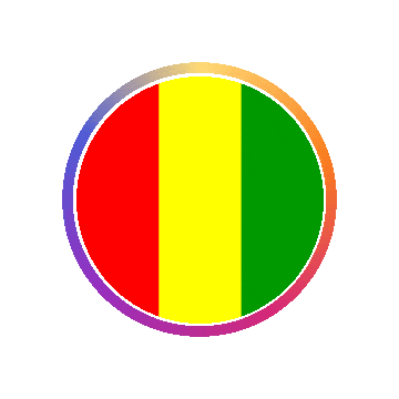 Guinea Gradient Ring animated flag GIF