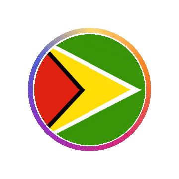 Guyana Gradient Ring animated flag GIF