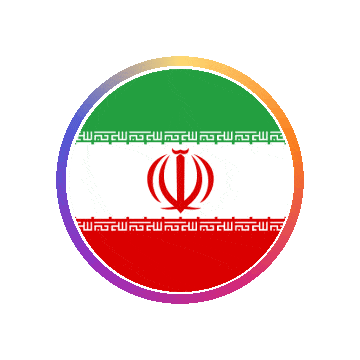 Iran Gradient Ring animated flag GIF