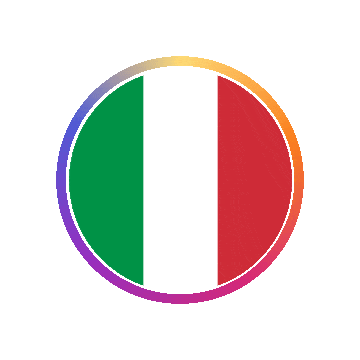 Italy Gradient Ring animated flag GIF