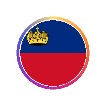 Liechtenstein Gradient Ring animated flag GIF