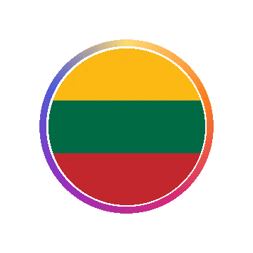 Lithuania Gradient Ring animated flag GIF