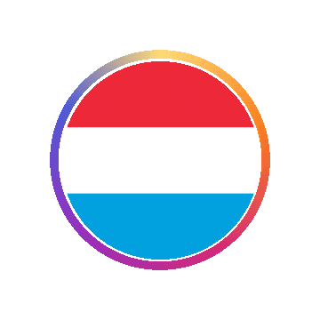 Luxembourg Gradient Ring animated flag GIF