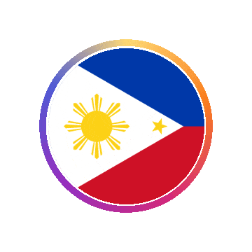 Philippines Gradient Ring animated flag GIF
