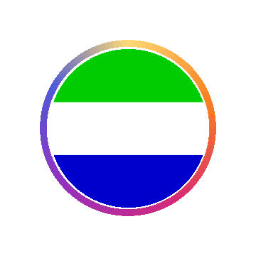 Sierra Leone Gradient Ring animated flag GIF