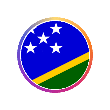 Solomon Islands Gradient Ring animated flag GIF