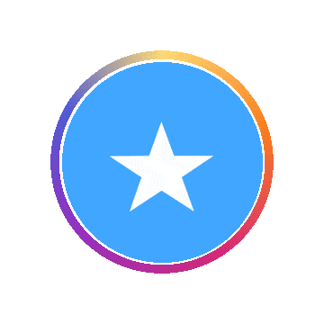 Somalia Gradient Ring animated flag GIF