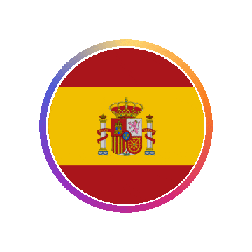 Spain Gradient Ring animated flag GIF