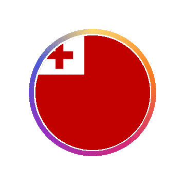 Tonga Gradient Ring animated flag GIF