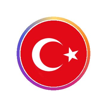 Turkey Gradient Ring animated flag GIF