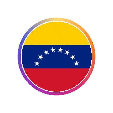 Venezuela Gradient Ring animated flag GIF