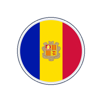 Andorra Circle Orbit animated flag GIF