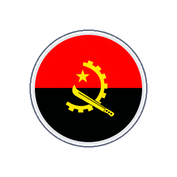 Angola Circle Orbit animated flag GIF