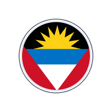 Antigua And Barbuda Circle Orbit animated flag GIF