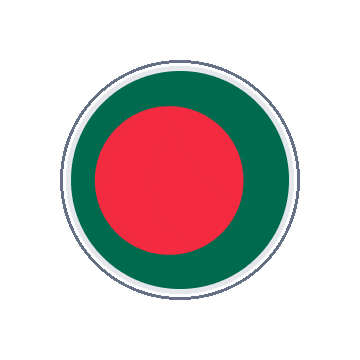 Bangladesh Circle Orbit animated flag GIF