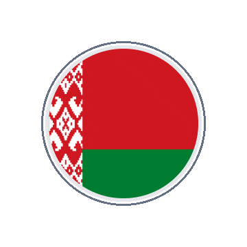 Belarus Circle Orbit animated flag GIF