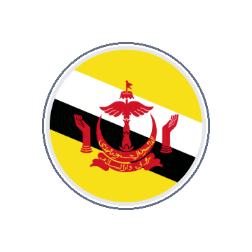 Brunei Circle Orbit animated flag GIF