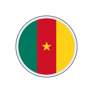 Cameroon Circle Orbit animated flag GIF