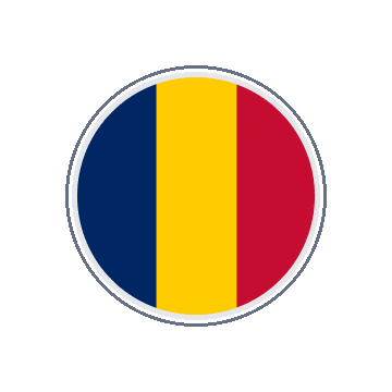 Chad Circle Orbit animated flag GIF